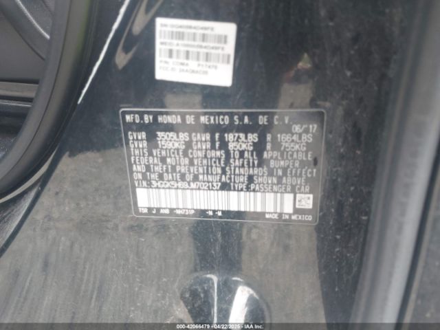 3HGGK5H69JM702137 Honda Fit Sport