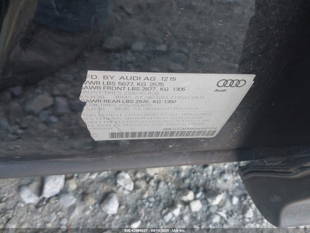 WA1CCAFP8GA092424 Audi Sq5 Premium Plus
