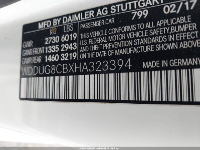 WDDUG8CBXHA323394 Mercedes-Benz S 550