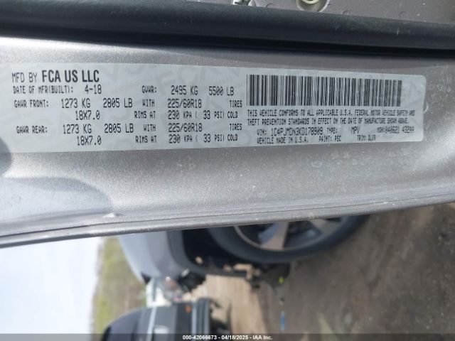 2019 JEEP CHEROKEE 1C4PJMDN3KD178909 Photo 8