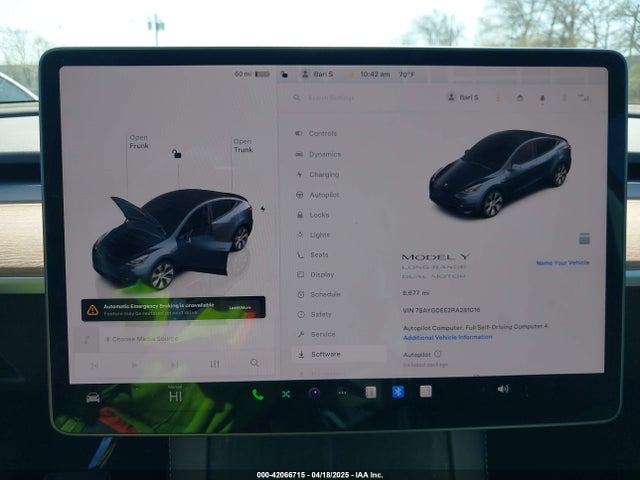 2024 TESLA MODEL Y 7SAYGDEE2RA281016 Photo 6