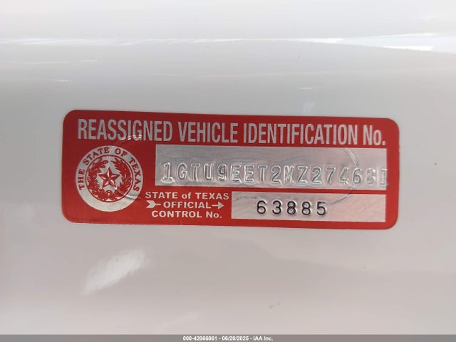 1GTU9EET2MZ274681 GMC lm2