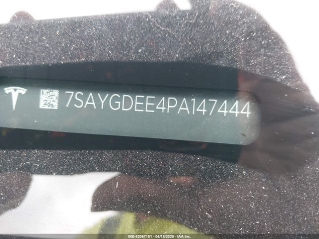 7SAYGDEE4PA147444 Tesla Model Y Awd/long Range Dual Motor All-wheel Drive