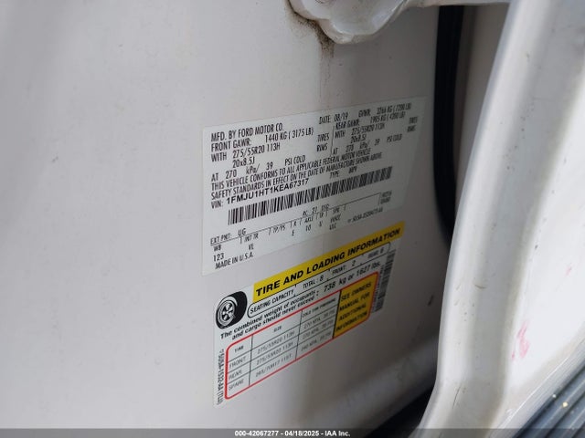 Ford Expedition Xlt 2019 1FMJU1HT1KEA67317 Image 9