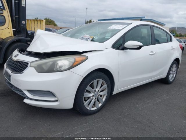 KNAFX4A66E5221447 KIA FORTE LX