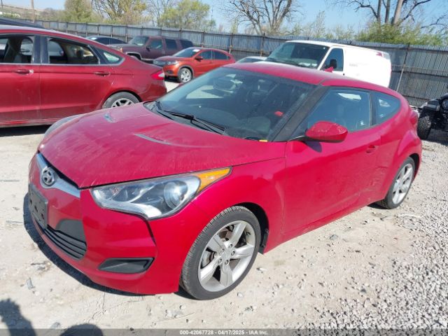 KMHTC6AD2EU214847 Hyundai Veloster Base W/black