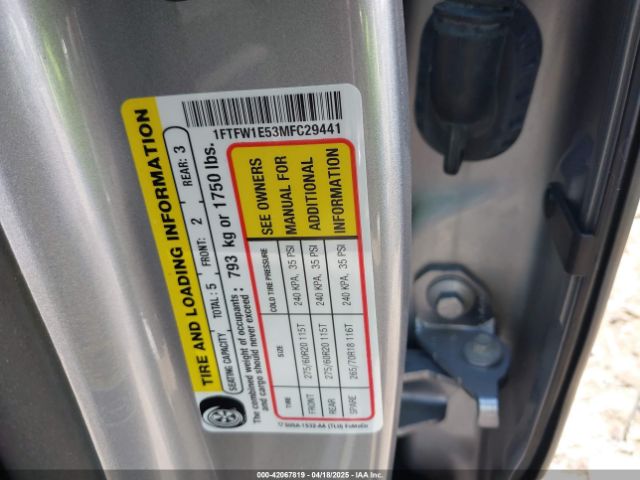 2021 FORD F-150 1FTFW1E53MFC29441 Photo 8