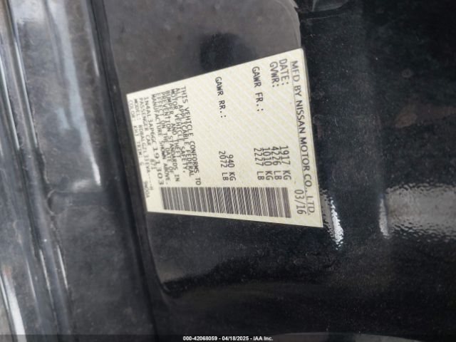 1N4AL3AP6GC191303 Nissan Altima 2.5 S