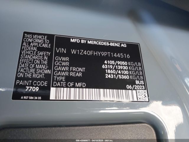 2023 MERCEDES-BENZ SPRINTER 2500 W1Z40FHY9PT144516 Photo 8