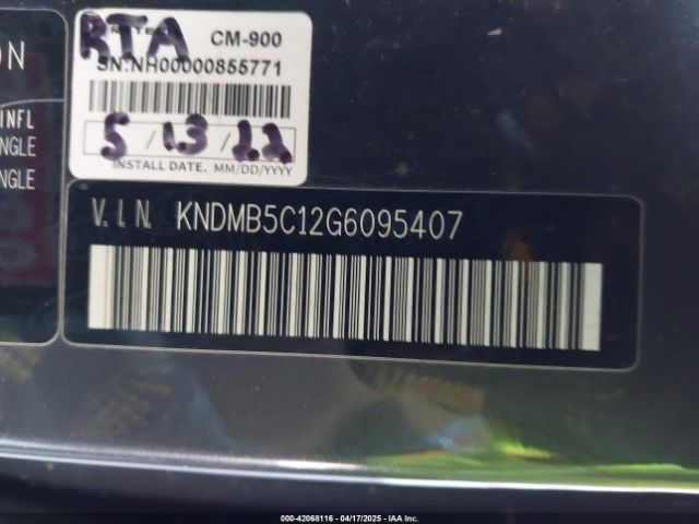 KNDMB5C12G6095407 KIA SEDONA LX