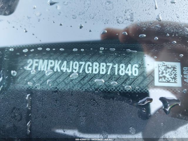 2FMPK4J97GBB71846 Ford EDGE SEL