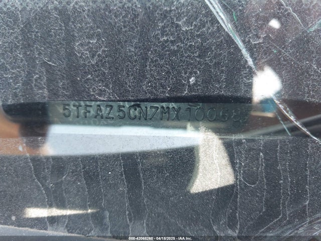 5TFAZ5CN7MX100687 Toyota 2gr-fks
