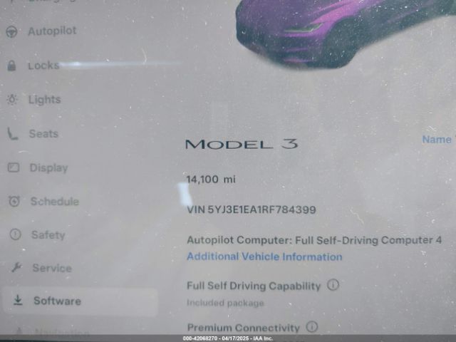 2024 TESLA MODEL 3 5YJ3E1EA1RF784399 Photo 6