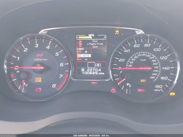 JF1VA2R66K9812493 Subaru 2019