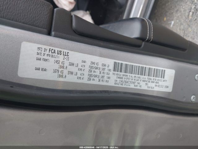 1C4RJFBG4FC767097 Jeep Grand Cherokee Limited