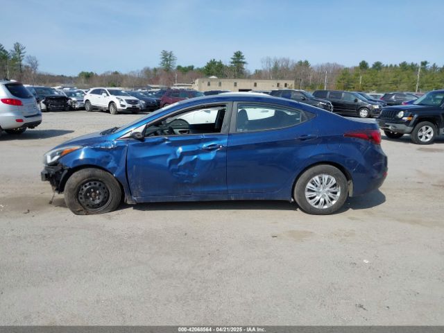5NPDH4AE1GH681813 Hyundai ELANTRA SE