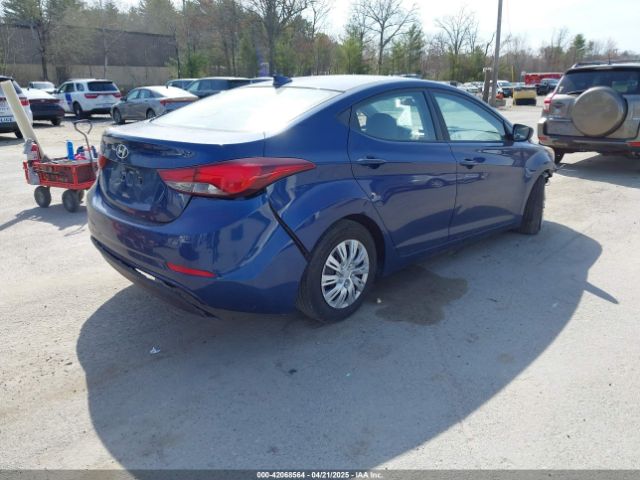 5NPDH4AE1GH681813 Hyundai ELANTRA SE