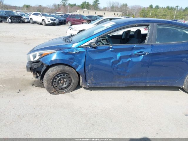 5NPDH4AE1GH681813 Hyundai ELANTRA SE