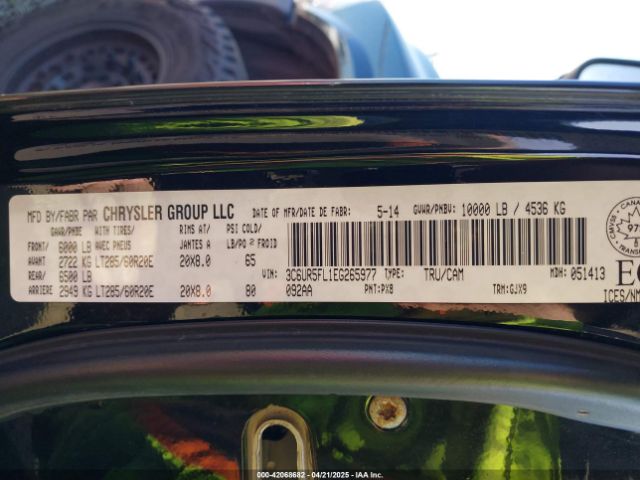 3C6UR5FL1EG265977 RAM 2500 Laramie