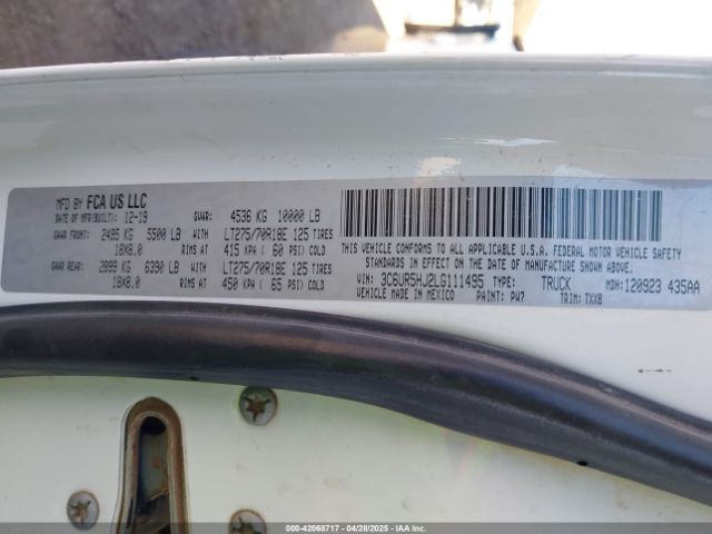2020 RAM 2500 3C6UR5HJ2LG111495 Photo 8