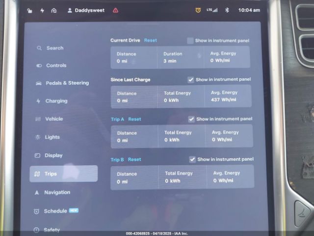 5YJSA1H16EFP32585 Tesla Model S P85