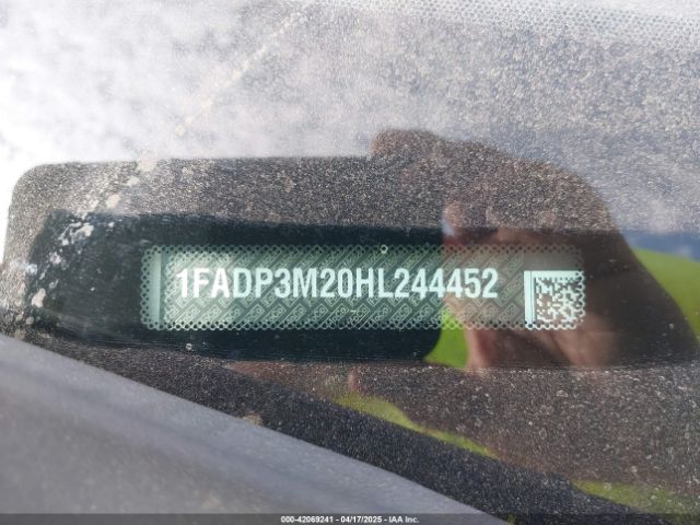 1FADP3M20HL244452 Ford FOCUS SEL