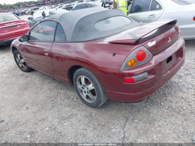 2004 MITSUBISHI ECLIPSE SPYDER 4A3AE45G74E070958 Photo 2