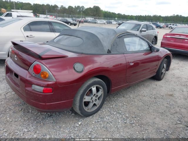 2004 MITSUBISHI ECLIPSE SPYDER 4A3AE45G74E070958 Photo 3