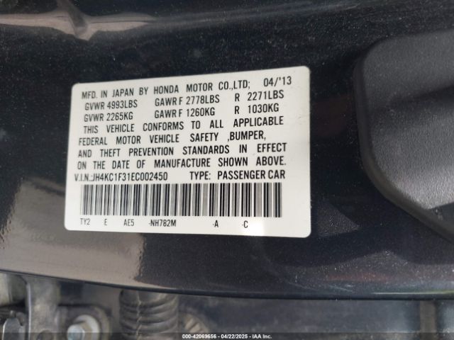 JH4KC1F31EC002450 Acura RLX