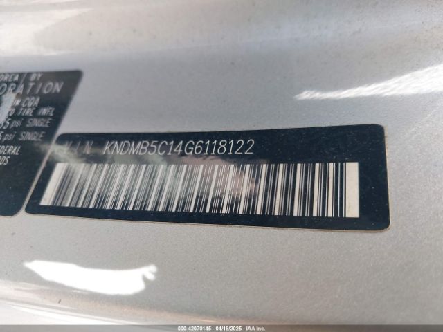 KNDMB5C14G6118122 KIA dohc gdi lambda ii