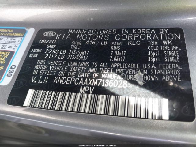 KNDEPCAAXM7136028 KIA Seltos Lx