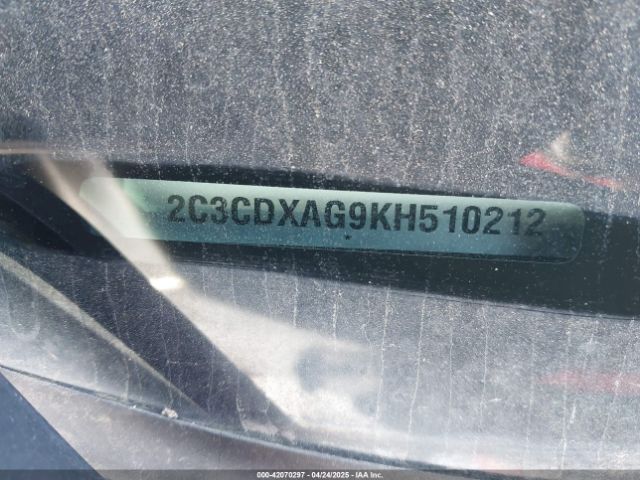 2C3CDXAG9KH510212 Dodge Charger Police Rwd