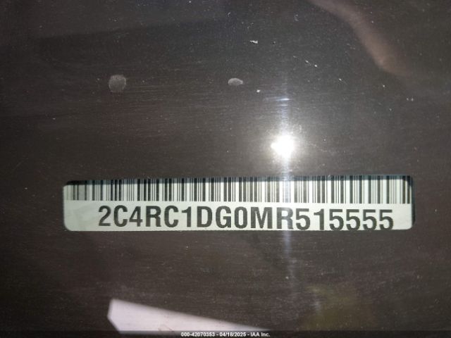 2021 CHRYSLER VOYAGER 2C4RC1DG0MR515555 Photo 8
