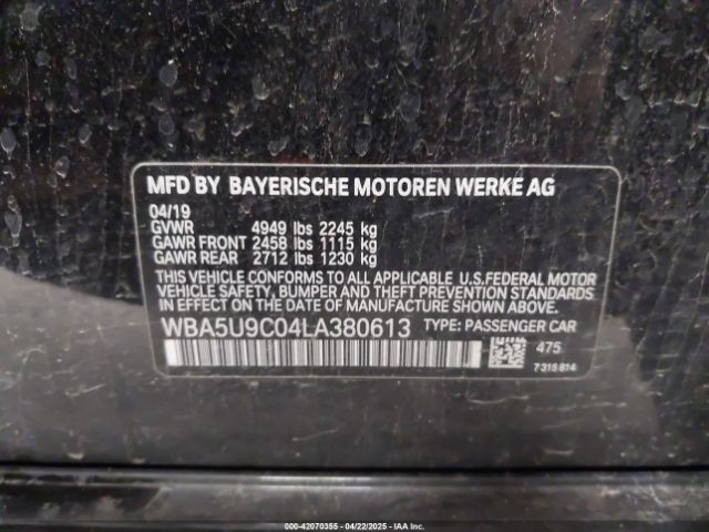 WBA5U9C04LA380613 BMW 3 Series M340i Xdrive