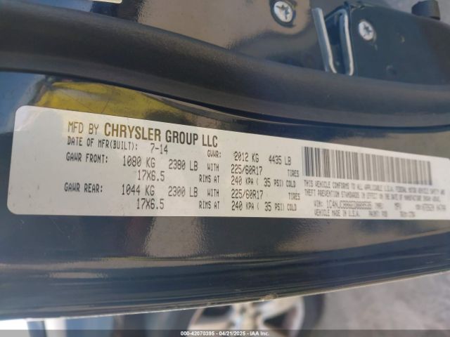 1C4NJCBB6ED889535 Jeep Compass Sport