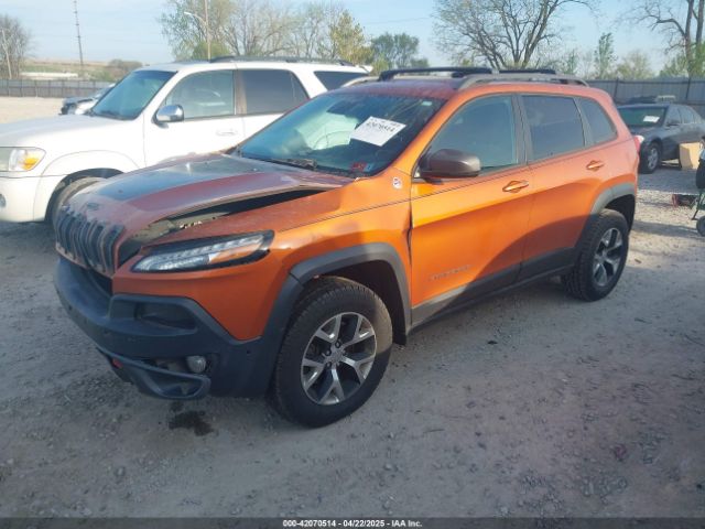 1C4PJMBS1EW215490 Jeep Cherokee Trailhawk