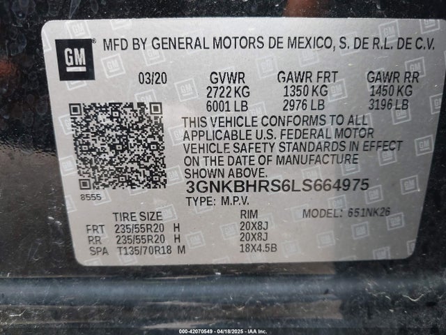 Chevrolet Blazer Awd 2lt 2020 3GNKBHRS6LS664975 Image 9