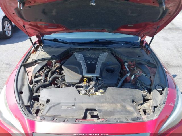 JN1FV7AR3HM870642 Infiniti Q50 3.0t Red Sport 400