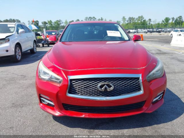 JN1FV7AR3HM870642 Infiniti Q50 3.0t Red Sport 400