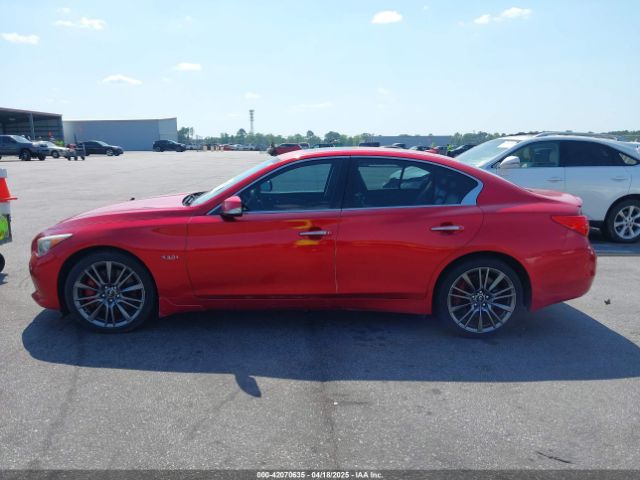 JN1FV7AR3HM870642 Infiniti Q50 3.0t Red Sport 400