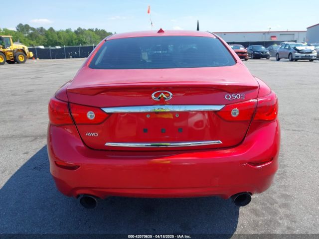JN1FV7AR3HM870642 Infiniti Q50 3.0t Red Sport 400