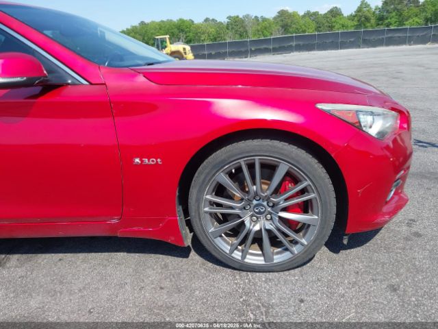 JN1FV7AR3HM870642 Infiniti Q50 3.0t Red Sport 400