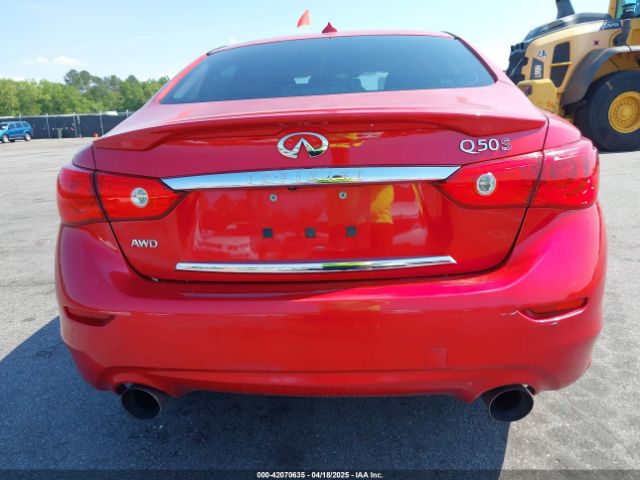 JN1FV7AR3HM870642 Infiniti Q50 3.0t Red Sport 400