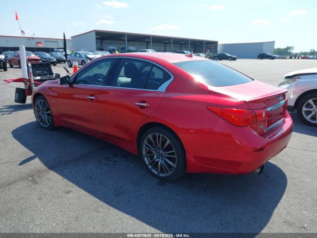 JN1FV7AR3HM870642 Infiniti Q50 3.0t Red Sport 400