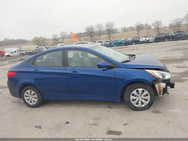 KMHCT4AE9GU105608 Hyundai ACCENT SE