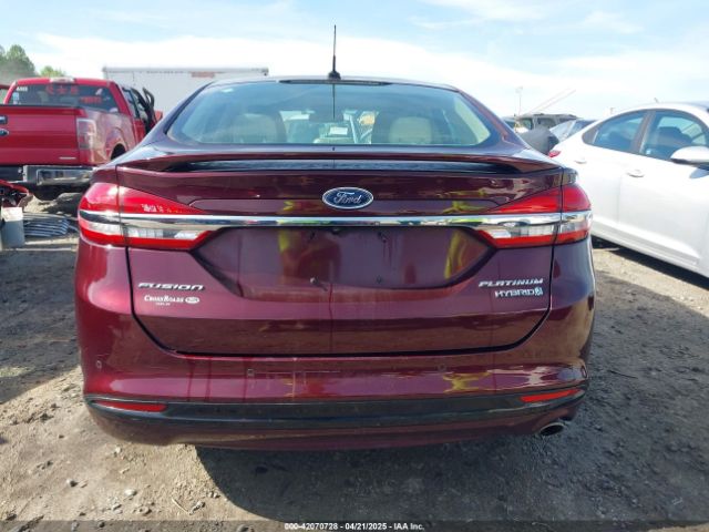 3FA6P0RU2HR140564 Ford Fusion Hybrid Platinum