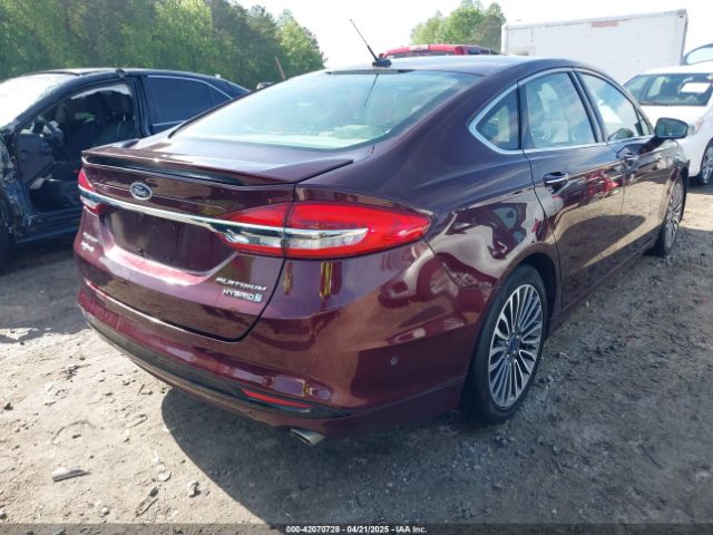 3FA6P0RU2HR140564 Ford Fusion Hybrid Platinum