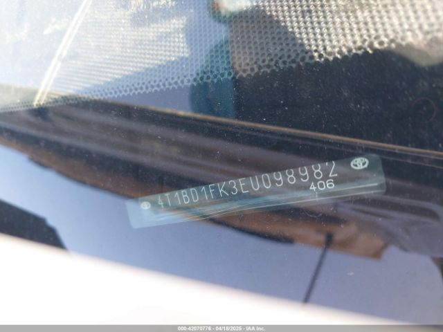 4T1BD1FK3EU098982 Toyota Camry Hybrid Xle