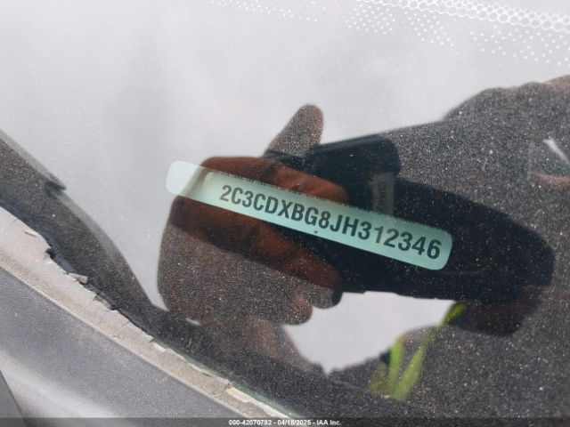 2C3CDXBG8JH312346 Dodge Charger Sxt Rwd