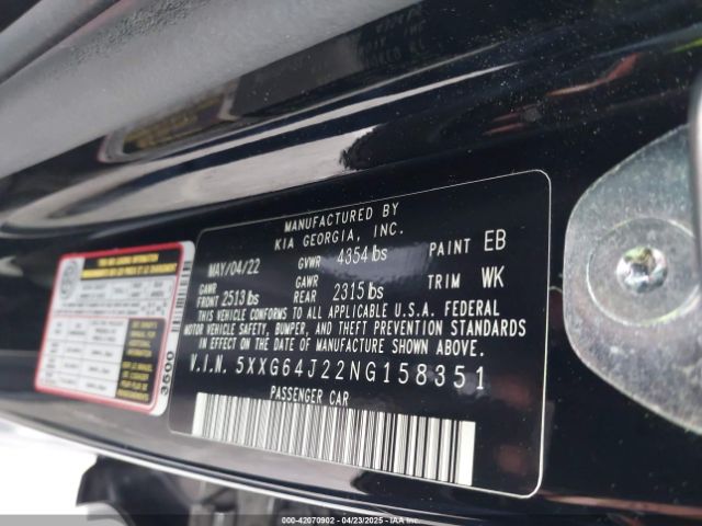 5XXG64J22NG158351 KIA K5 Gt-line